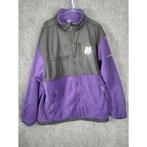 VTG Pro Player LSU Tigers Purple Black Fleece Jacket XL Full Zip 90s Sportswear‎